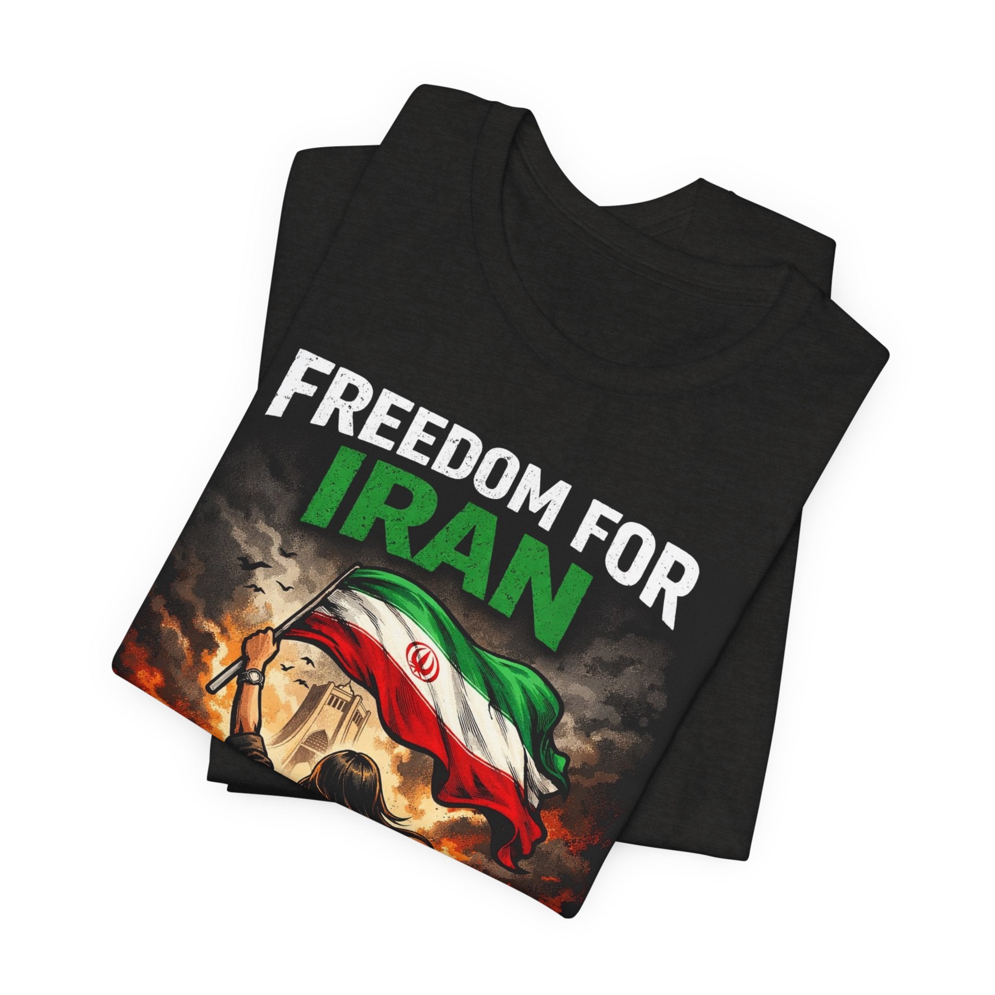 Freedom for Iran T-Shirt — Woman. Life. Freedom. Protest Tee