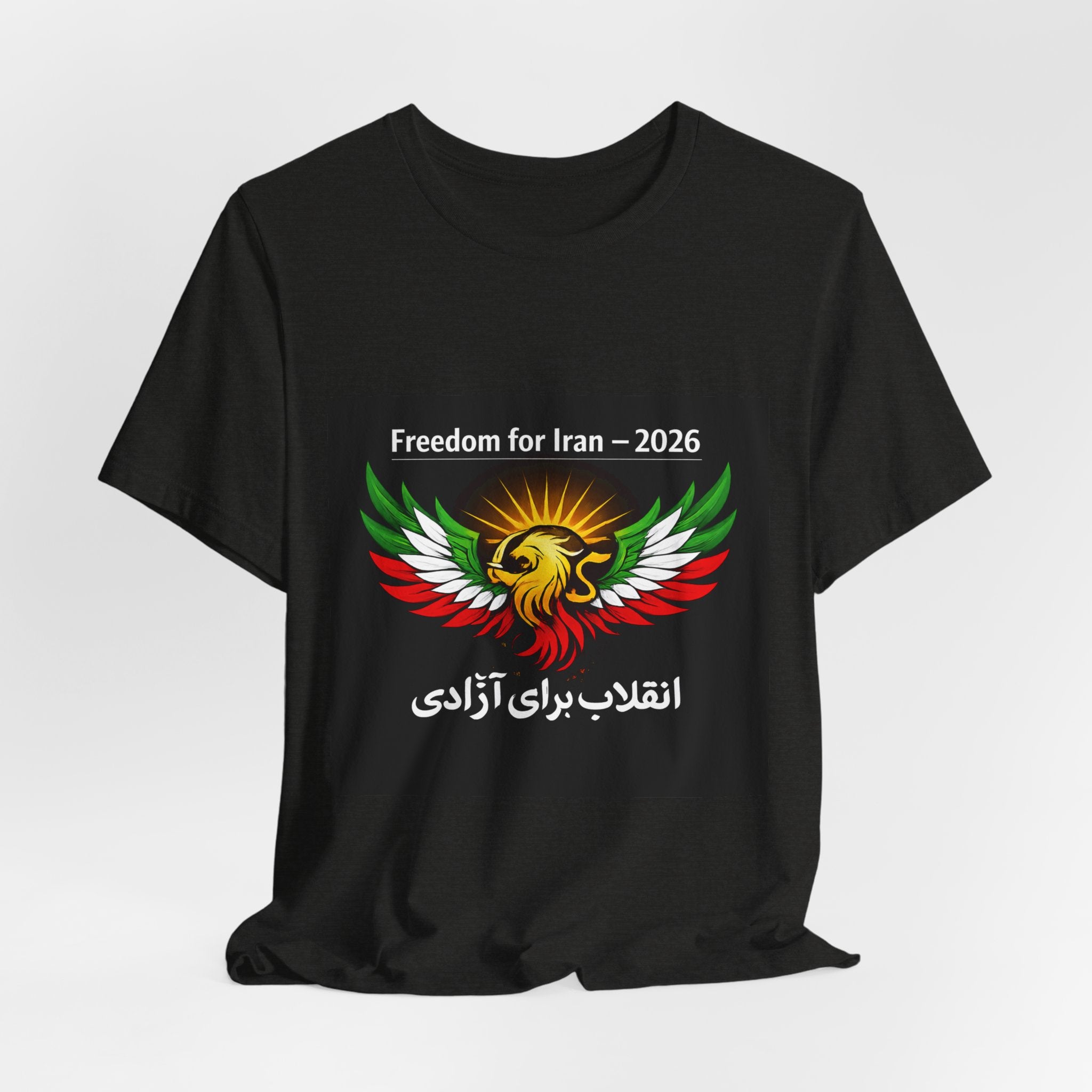 Freedom for Iran Tee — We Stand with Those Who Risk Everything (Human Rights 2026)
