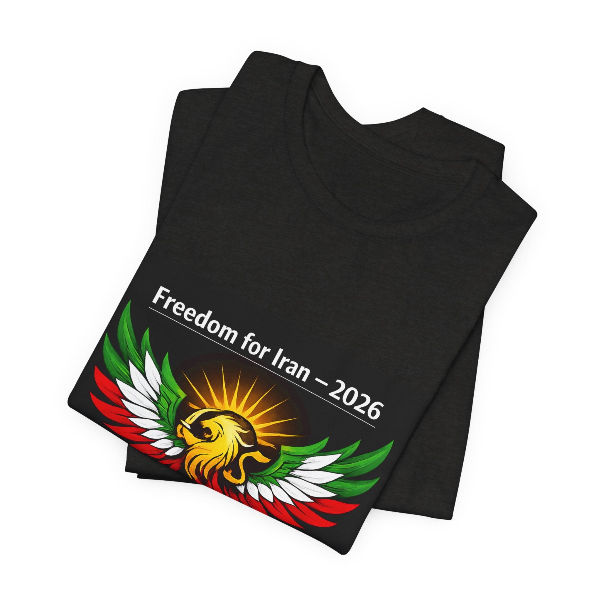Freedom for Iran Tee — We Stand with Those Who Risk Everything (Human Rights 2026)
