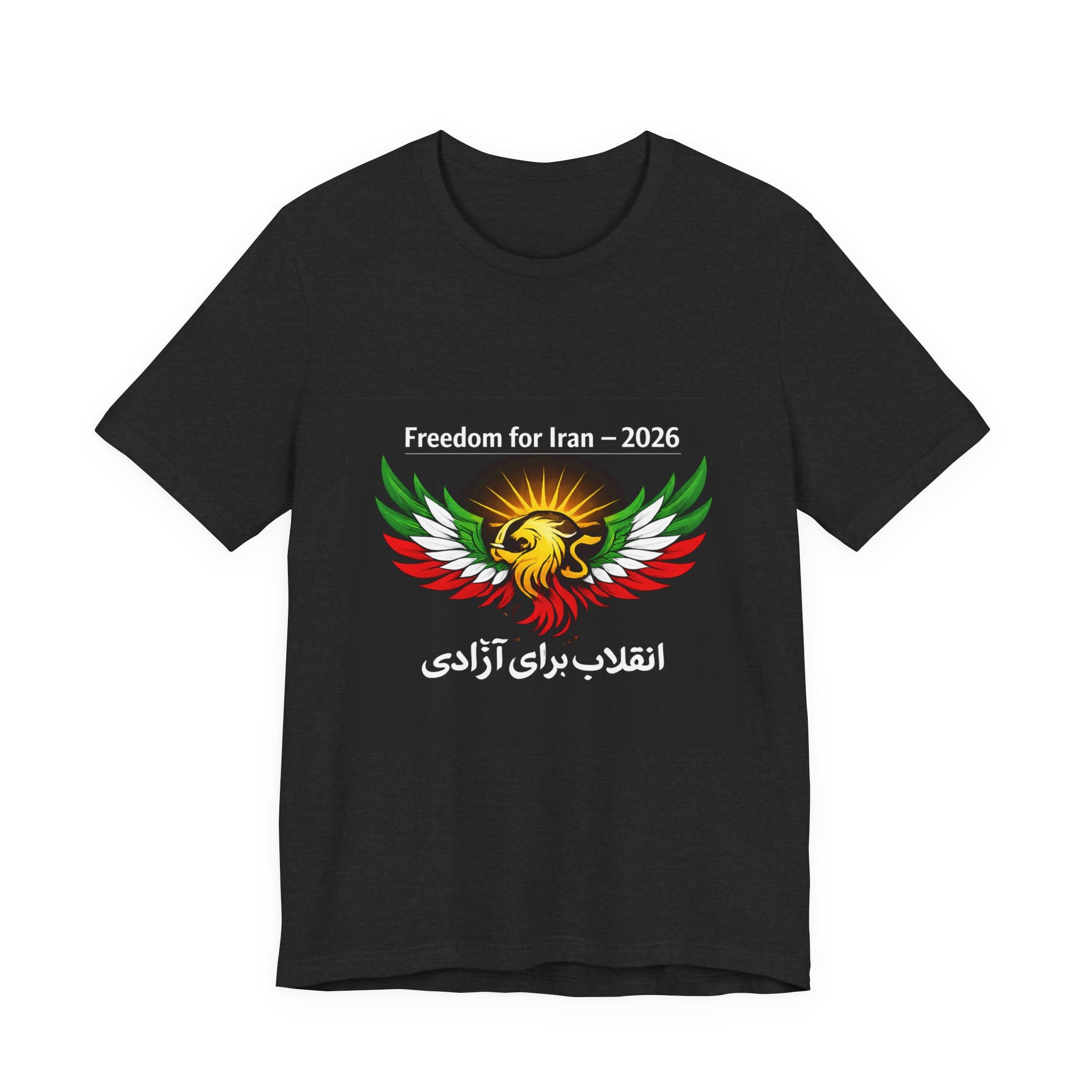 Freedom for Iran Tee — We Stand with Those Who Risk Everything (Human Rights 2026)